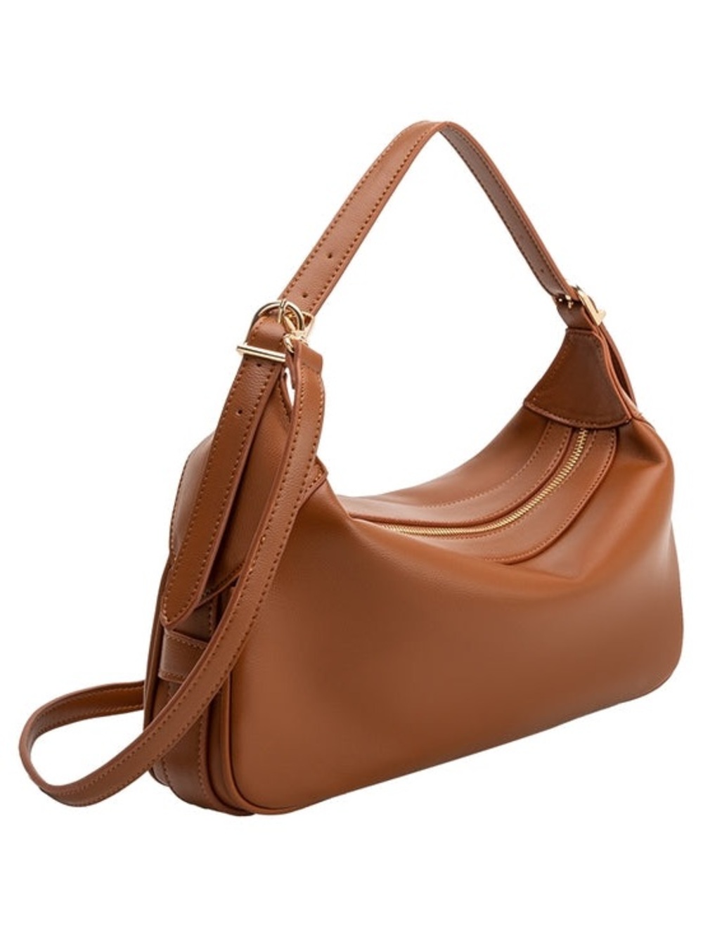 Nicolette Saddle Recycled Vegan Shoulder Bag from Melie Bianco - Picture 4 of 8